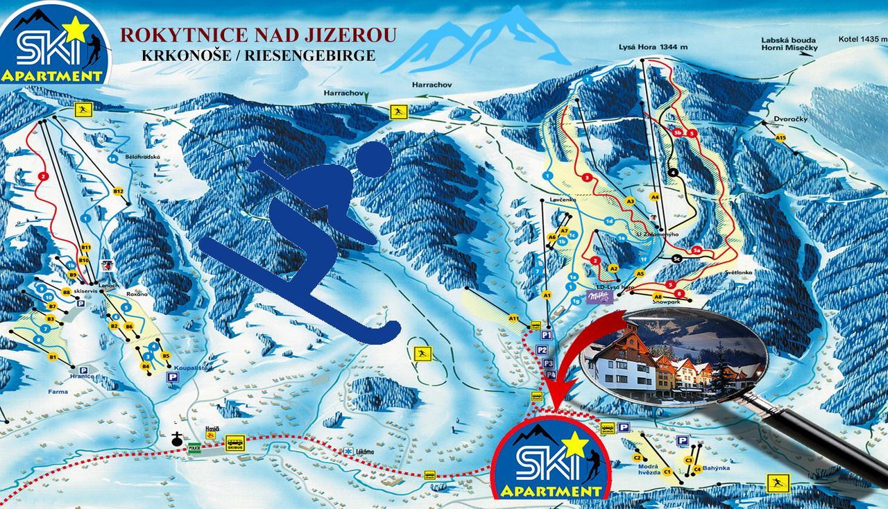 Ski - Apartment Rokytnice nad Jizerou Bagian luar foto